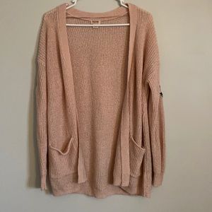 Pink cardigan